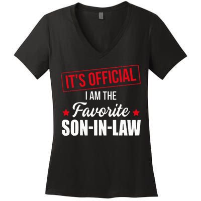 Favorite son in law from mother in law or father in law Women's V-Neck T-Shirt