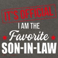 Favorite son in law from mother in law or father in law Cotton Canvas Backpack