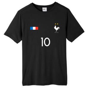 France Soccer Jersey France 10 Soccer Football Fan Tall Fusion ChromaSoft Performance T-Shirt