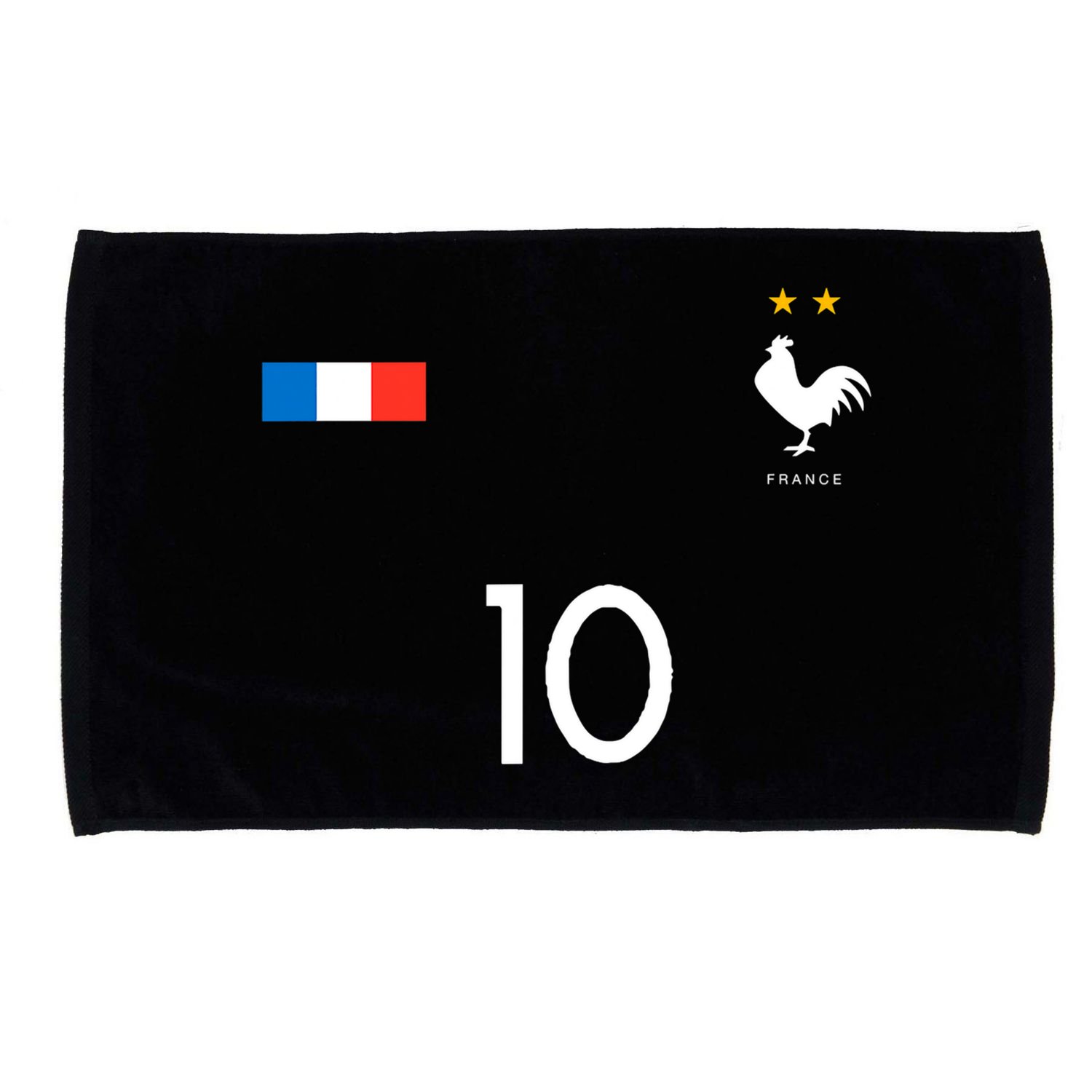 France Soccer Jersey France 10 Soccer Football Fan Microfiber Hand Towel
