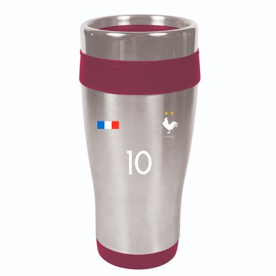 France Soccer Jersey France 10 Soccer Football Fan 16oz Travel Tumbler