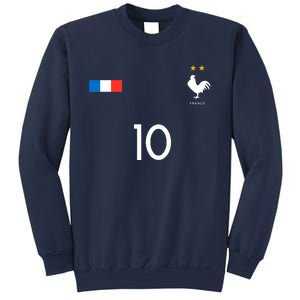 France Soccer Jersey France 10 Soccer Football Fan Sweatshirt