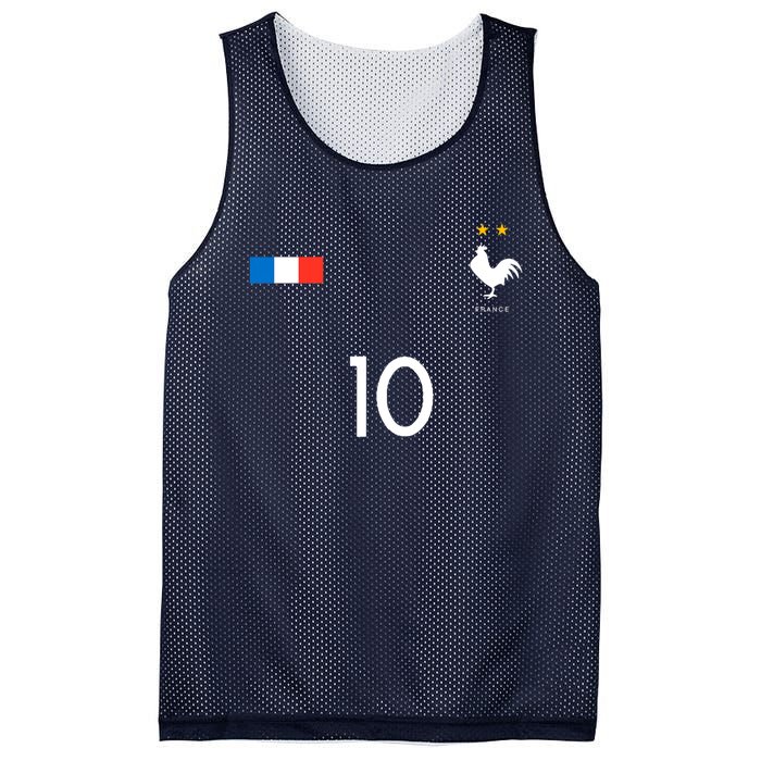 France Soccer Jersey France 10 Soccer Football Fan Mesh Reversible Basketball Jersey Tank