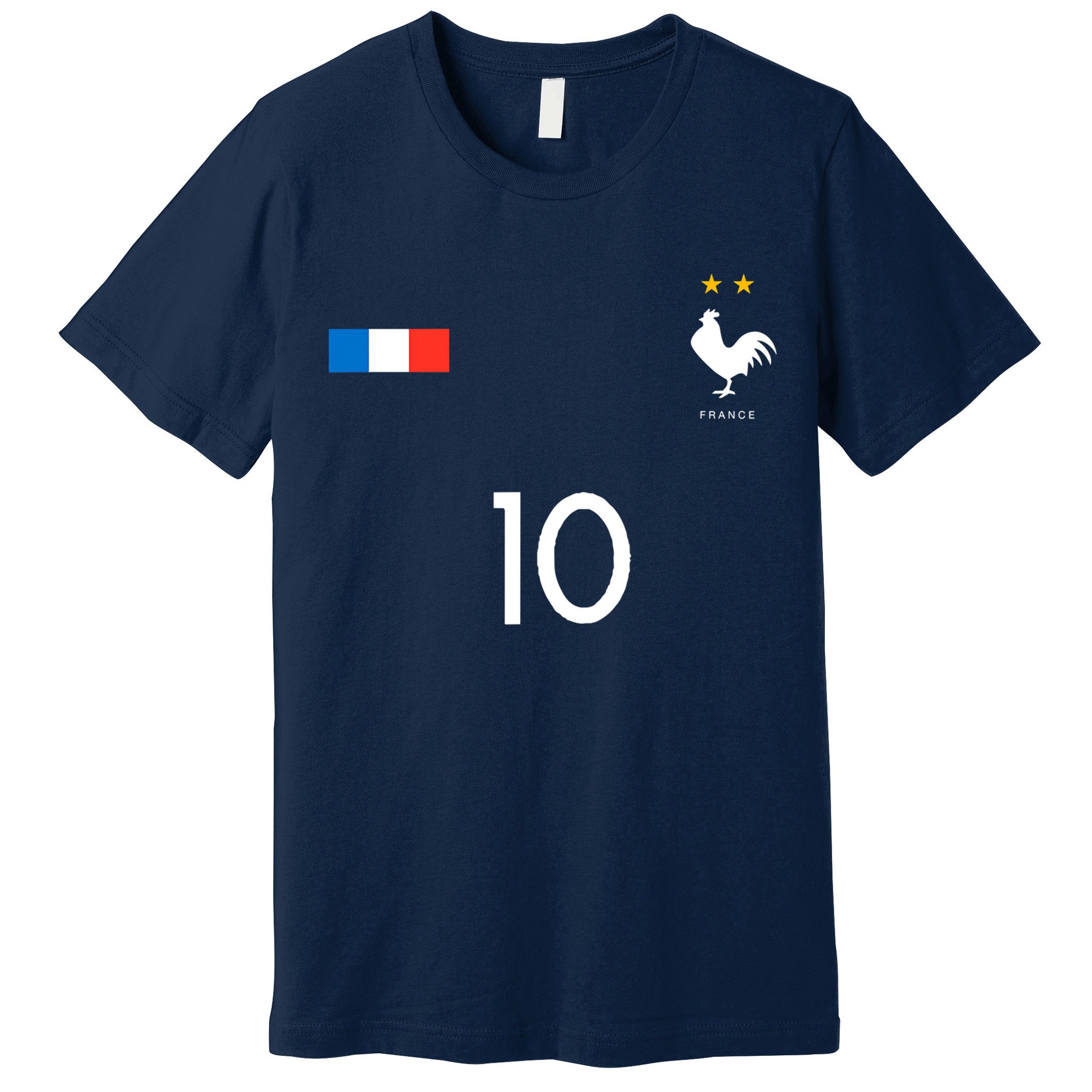 France Soccer Jersey France 10 Soccer Football Fan Premium T-Shirt