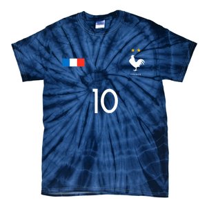 France Soccer Jersey France 10 Soccer Football Fan Tie-Dye T-Shirt