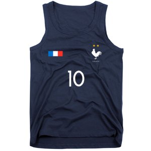 France Soccer Jersey France 10 Soccer Football Fan Tank Top