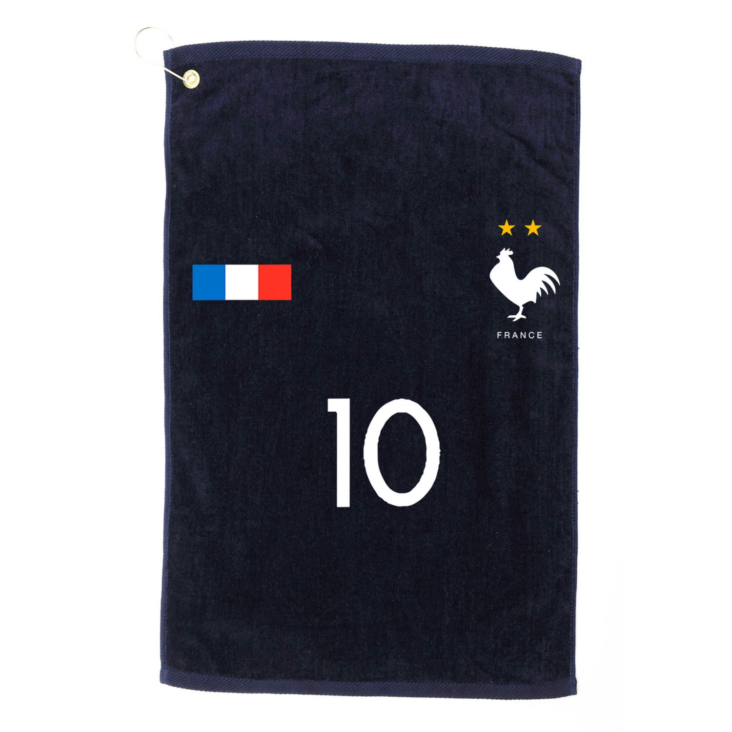 France Soccer Jersey France 10 Soccer Football Fan Golf Towel