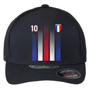 France Soccer Jersey France 10 Soccer Football Fan Flexfit Unipanel Trucker Cap