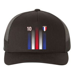 France Soccer Jersey France 10 Soccer Football Fan Yupoong Adult 5-Panel Trucker Hat