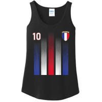 France Soccer Jersey France 10 Soccer Football Fan Ladies Essential Tank