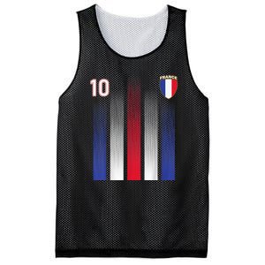 France Soccer Jersey France 10 Soccer Football Fan Mesh Reversible Basketball Jersey Tank