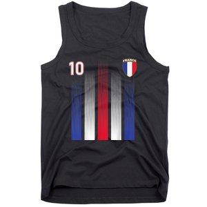 France Soccer Jersey France 10 Soccer Football Fan Tank Top