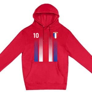 France Soccer Jersey France 10 Soccer Football Fan Premium Pullover Hoodie