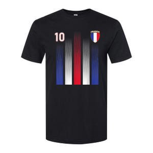 France Soccer Jersey France 10 Soccer Football Fan Softstyle CVC T-Shirt