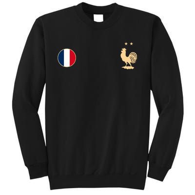 France Soccer Jersey Football Roosters Flag Sweatshirt