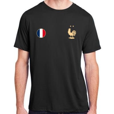 France Soccer Jersey Football Roosters Flag Adult ChromaSoft Performance T-Shirt