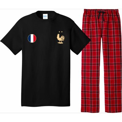 France Soccer Jersey Football Roosters Flag Pajama Set