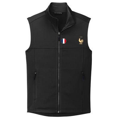 France Soccer Jersey Football Roosters Flag Collective Smooth Fleece Vest