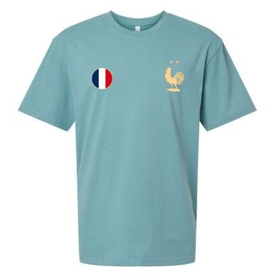 France Soccer Jersey Football Roosters Flag Sueded Cloud Jersey T-Shirt