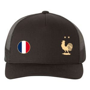 France Soccer Jersey Football Roosters Flag Yupoong Adult 5-Panel Trucker Hat