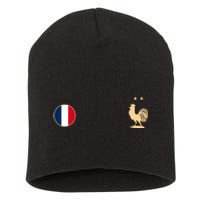 France Soccer Jersey Football Roosters Flag Short Acrylic Beanie