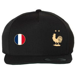 France Soccer Jersey Football Roosters Flag Wool Snapback Cap