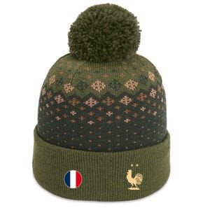 France Soccer Jersey Football Roosters Flag The Baniff Cuffed Pom Beanie