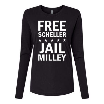 Free Scheller Jail Milley Womens Cotton Relaxed Long Sleeve T-Shirt