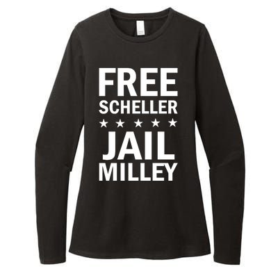 Free Scheller Jail Milley Womens CVC Long Sleeve Shirt