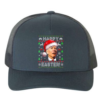 Funny Santa Joe Biden Happy Easter Ugly Christmas  Yupoong Adult 5-Panel Trucker Hat