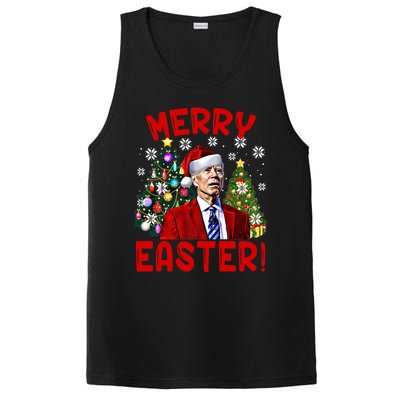 Funny Santa Joe Biden Happy Easter Ugly Christmas Confused Gift PosiCharge Competitor Tank