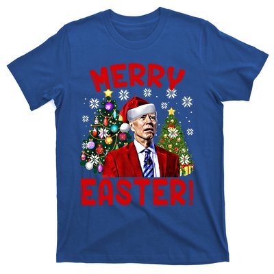 Funny Santa Joe Biden Happy Easter Ugly Christmas Confused Gift T-Shirt