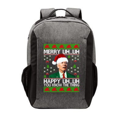 Funny Santa Joe Biden Merry Uh Uh Christmas Ugly Memes Anti Biden Ugly Christmas Vector Backpack