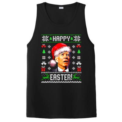 Funny Santa Joe Biden Happy Easter Ugly Christmas Confused Gift PosiCharge Competitor Tank