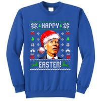 Funny Santa Joe Biden Happy Easter Ugly Christmas Confused Gift Sweatshirt