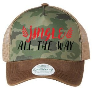 Funny Simple Jingle All The Way Meaningful Gift Legacy Tie Dye Trucker Hat