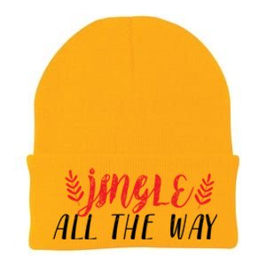 Funny Simple Jingle All The Way Meaningful Gift Knit Cap Winter Beanie