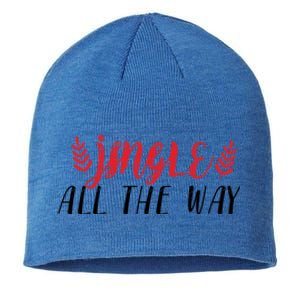 Funny Simple Jingle All The Way Meaningful Gift Sustainable Beanie