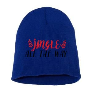 Funny Simple Jingle All The Way Meaningful Gift Short Acrylic Beanie