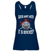 Funny Shark Joke Guess What Week It Is Sarcastic Party Beach Ladies Essential Flowy Tank