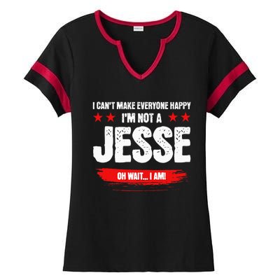 Funny Sarcastic Jesse Personalized Birthday Ladies Halftime Notch Neck Tee