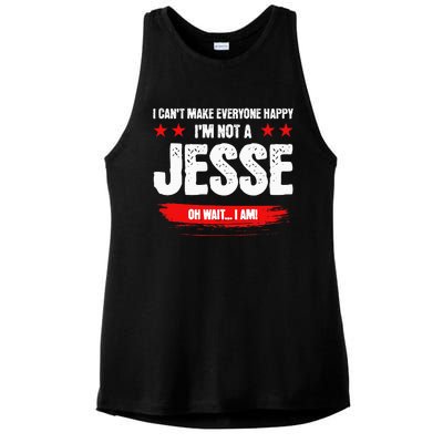 Funny Sarcastic Jesse Personalized Birthday Ladies PosiCharge Tri-Blend Wicking Tank