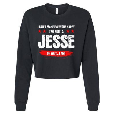 Funny Sarcastic Jesse Personalized Birthday Cropped Pullover Crew