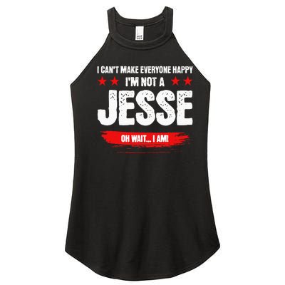 Funny Sarcastic Jesse Personalized Birthday Women's Perfect Tri Rocker Tank