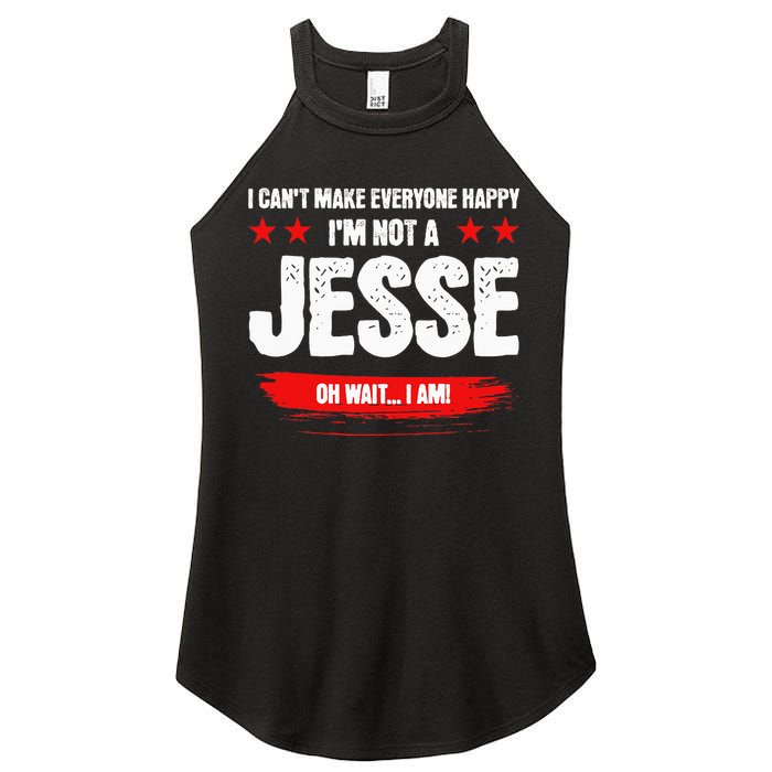 Funny Sarcastic Jesse Personalized Birthday Women's Perfect Tri Rocker Tank