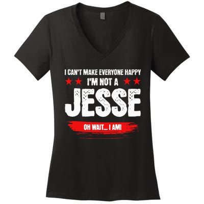 Funny Sarcastic Jesse Personalized Birthday Women's V-Neck T-Shirt