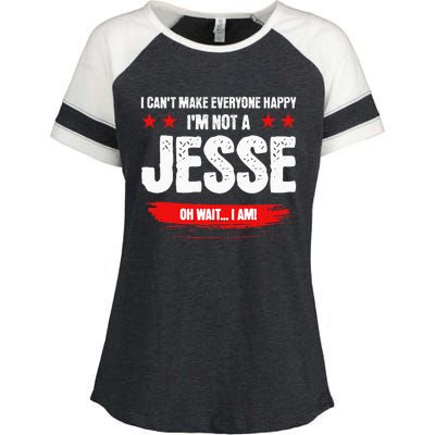 Funny Sarcastic Jesse Personalized Birthday Enza Ladies Jersey Colorblock Tee