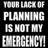 Funny Sarcastic Job & Workplace Lack Of Planning Emergency Sustainable Bucket Hat