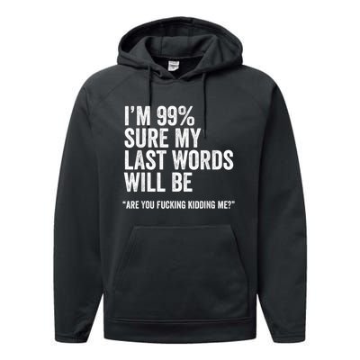 Funny Saying Joke Slogan Humorous Quote Gift Performance Fleece Hoodie