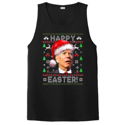 Funny Santa Joe Biden Happy Easter Ugly Christmas  PosiCharge Competitor Tank